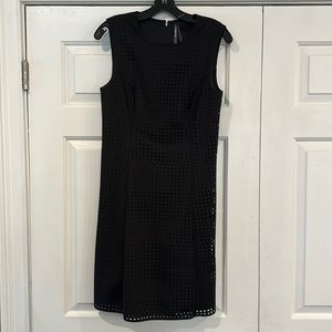 Black Marc New York dress size 8 with built in slip